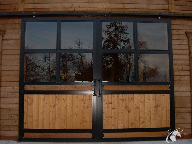 barn doors equine classic sliding end horse door windows enclosed glass equipment porches hinged barns exterior patio stables wood