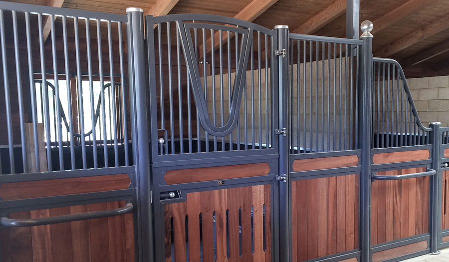 European Hinged High Horse Stall Front Arched Top Dutch Style Door