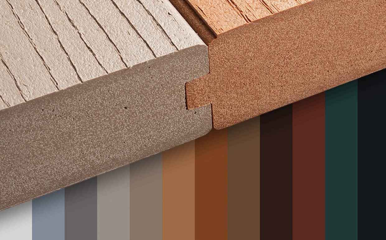 HDPE fill color samples