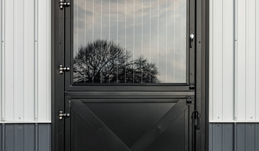 Style DD003 - Standard Dutch door framed for glass