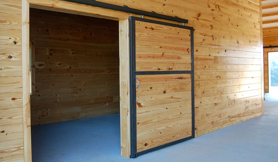 Horse Barn Paddock Doors Full Wood Feed Room