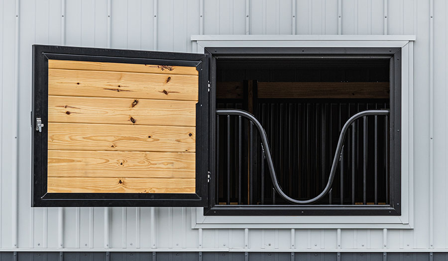 Style W007 - Standard wood fill Dutch window with internal yoke