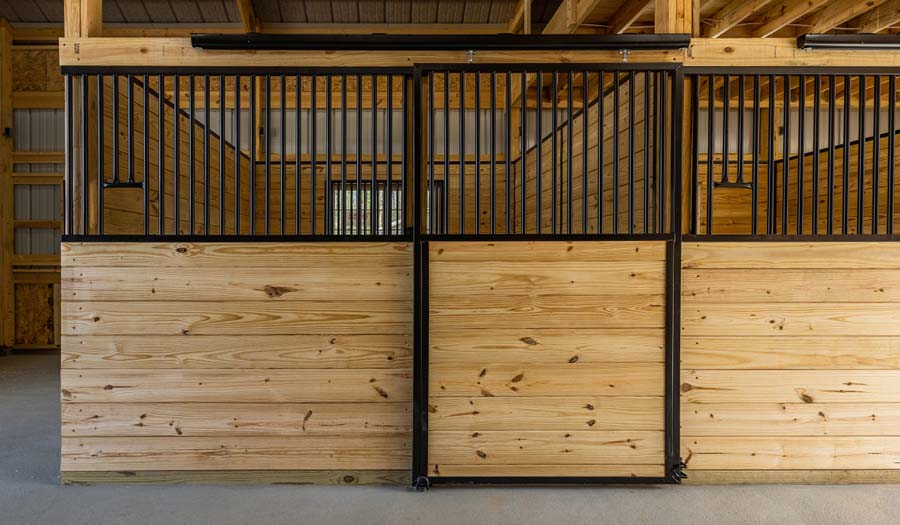 Style C001 - Integrity sliding door horse stall