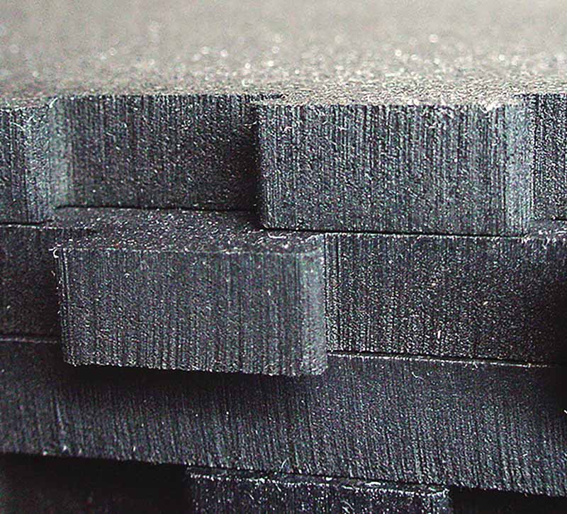 Close up heavy duty interlocking stacked lugs