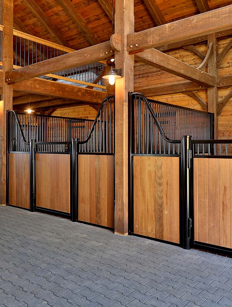 Low Euro Hinged Stall Fronts