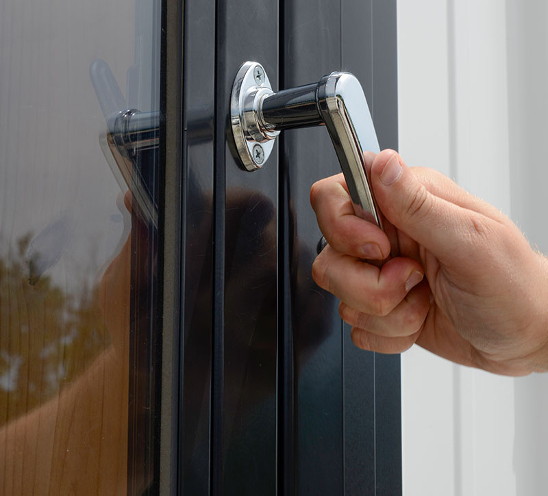 Paddock door window latch