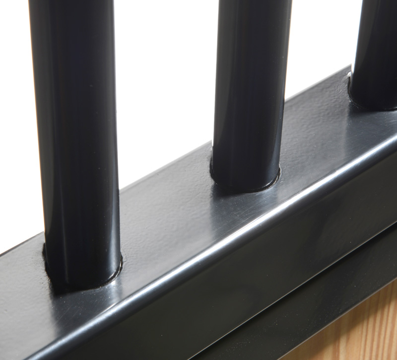 Close up of stall bars safely placed