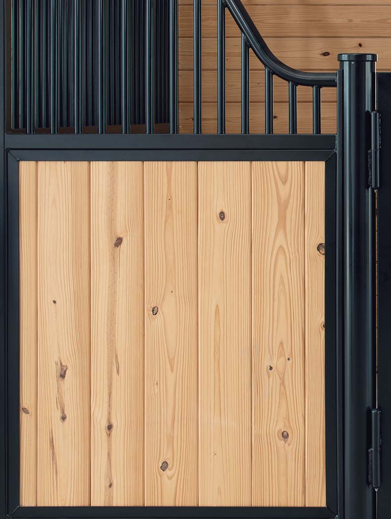 Close up of southern yellow pine vertical wood fill