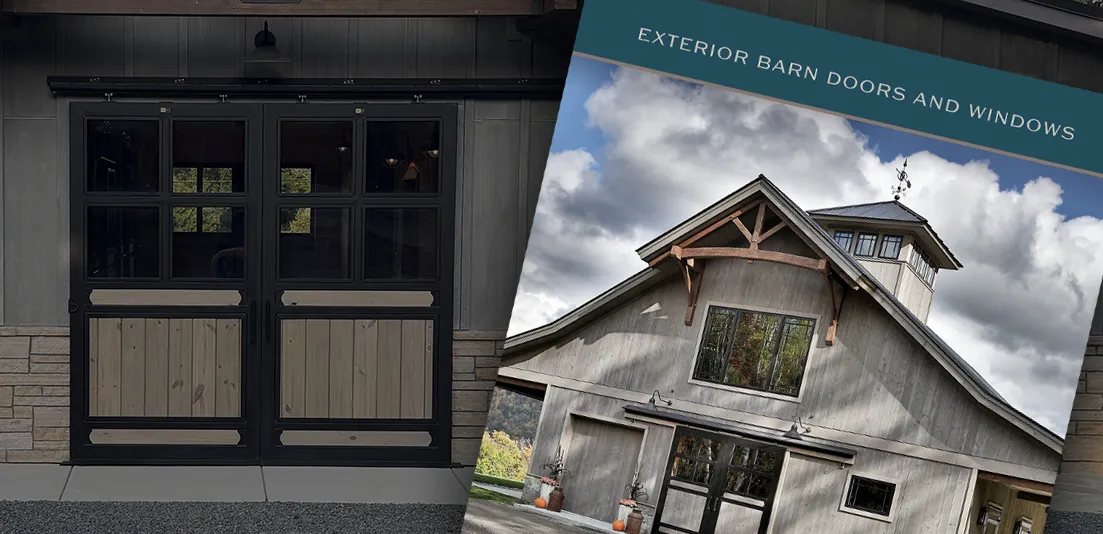 Exterior Barn Doors and Windows Brochure Cover