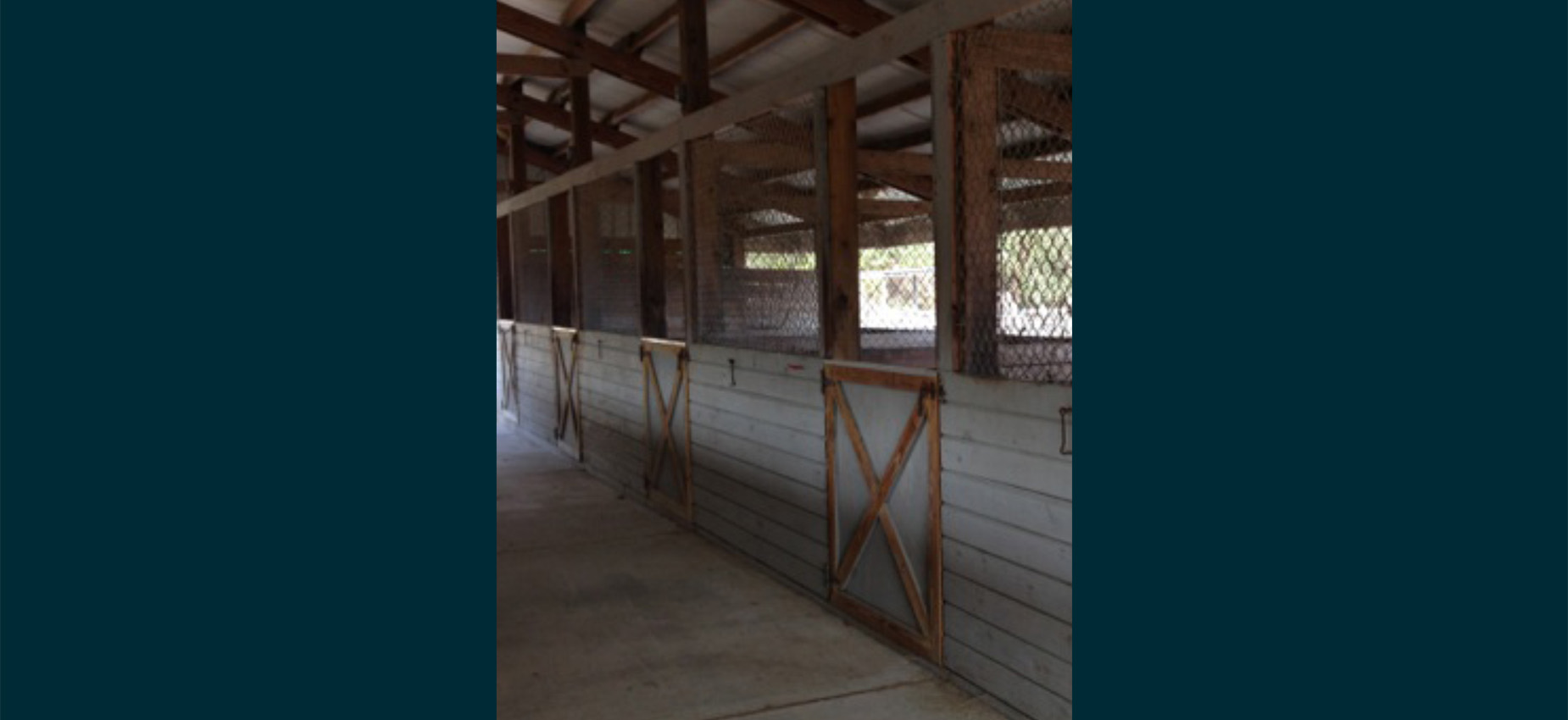 Hidden Creek Stables before renovation