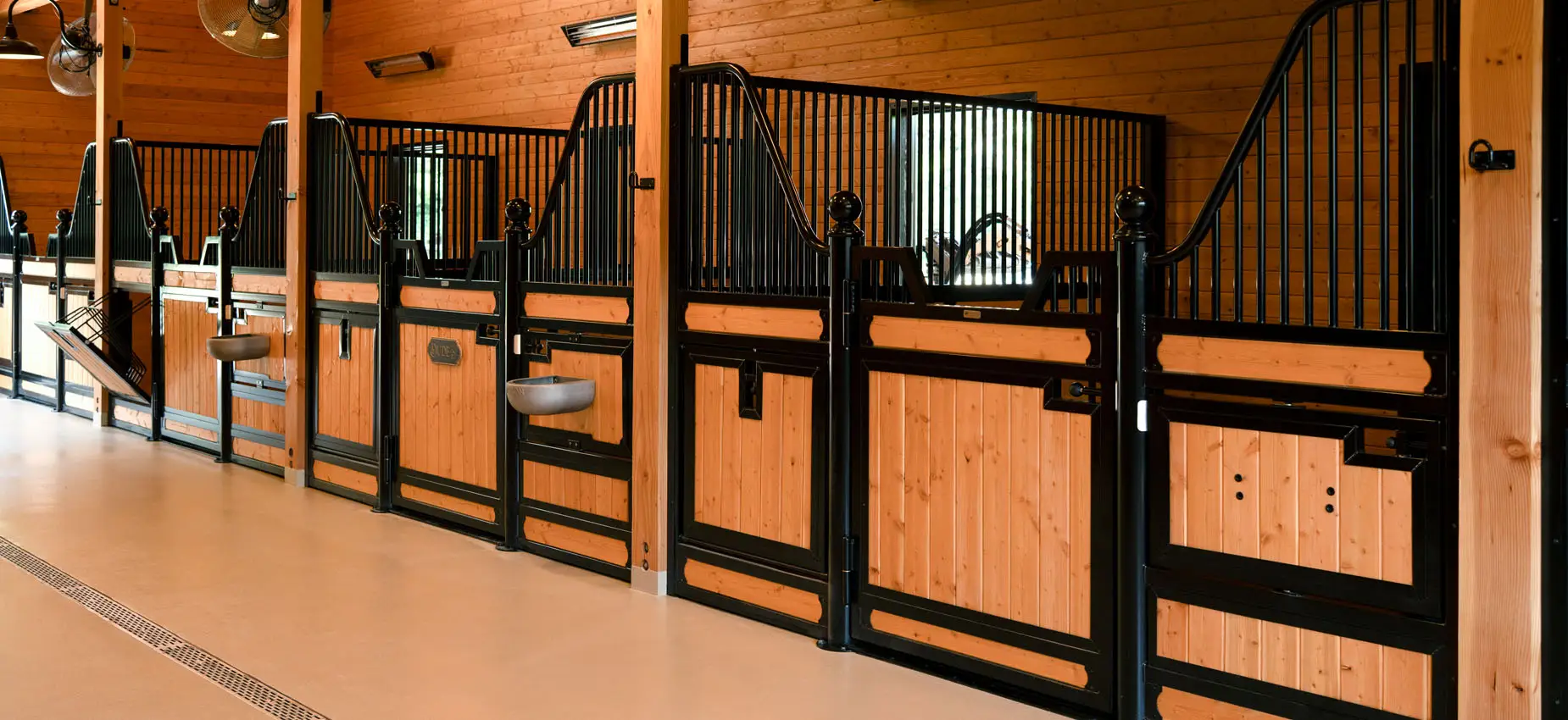 Private DL European Stall fronts swivel grain feeders