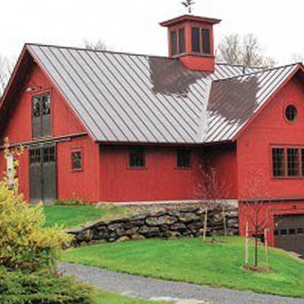 Exterior photo of horse barn
