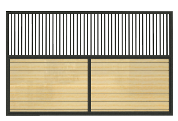 Grill top partition
