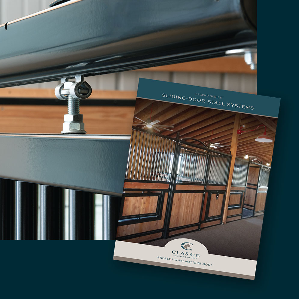 Close up of slider and Legend Series Brochure Cover