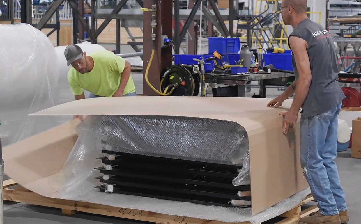 White glove packing and shipping